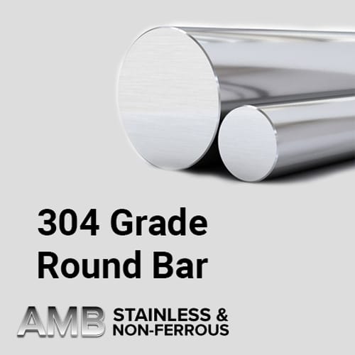 1/2" Diameter 304 Stainless Steel Round Bar 0.5" x 29"